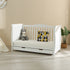 Pure Bliss White Baby Cot 140x70cm